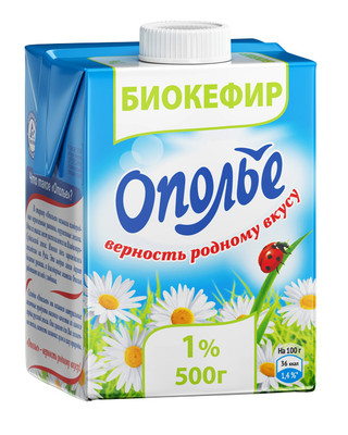 Биокефир Ополье 1%, 500мл