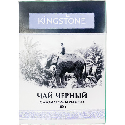 Чай Kingston черный байховый с ароматом бергамота, 100г