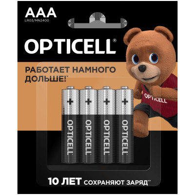 Батарейка Opticell AAA, 4шт