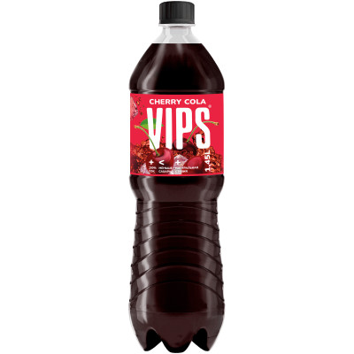 Напиток безалкогольный Vips Черри-Кола сильногазированный, 1.45л