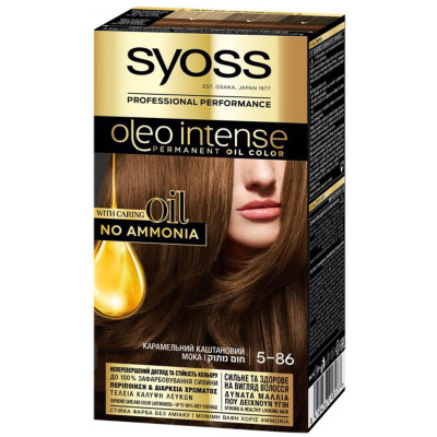 Краска для волос Сьёсс Oleo intense с маслом-активатором 5-86