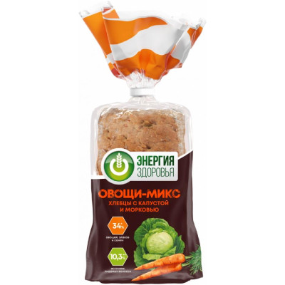 Хлебцы Fazer Овощи-микс c капустой и морковью, 4х60г