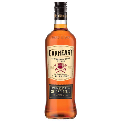 Коктейль Oakheart Original Spiced Gold с ромом 35%, 700мл