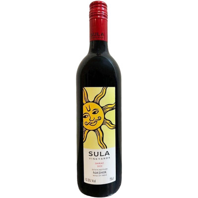 Вино Sula Shiraz красное полусухое, 750 мл