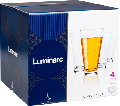 Набор стаканов Luminarc Лаунж клаб высоких, 4х350мл