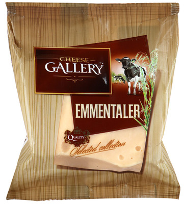 Сыр Cheese Gallery Эмменталер кусок 45%, 250г