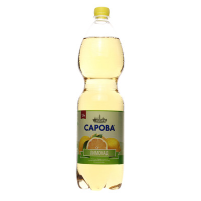 Напиток безалкогольный Сарова Лимонад газированный, 1.5л