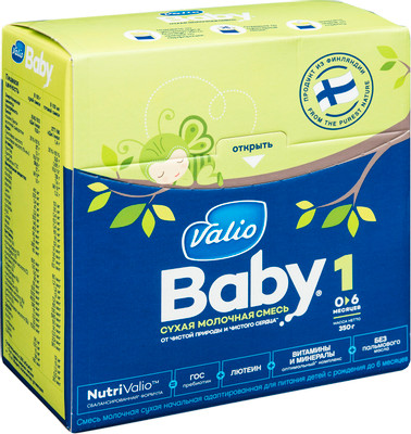 Смесь Valio Baby 1 молочная с 0 до 6 месяцев, 350г