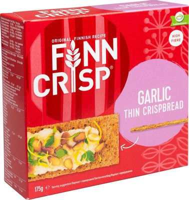 Хлебцы Finn Crisp с чесноком, 175г