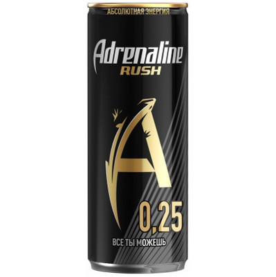 Энергетический напиток Adrenaline Rush, 250мл