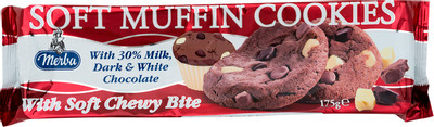 Печенье Merba Soft Muffin Cookies шоколадный маффин, 175г