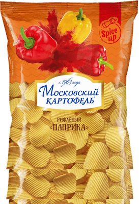 Картофель Московский Картофель хрустящий со вкусом паприки, 150г