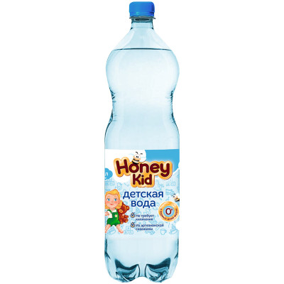 Вода Черноголовская питьевая негазированная 0 месяцев+ Honey Kid, 1.5л