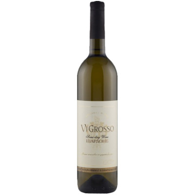Вино столовое ViGrosso Шардоне белое полусухое, 700мл