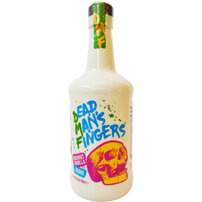 Спиртной напиток Dead Mans Fingers  на основе рома со вкусом кокоса и ванили 37,5%, 700мл