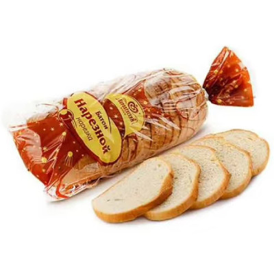 Батон Королевский Хлеб Нарезной высший сорт, 400г