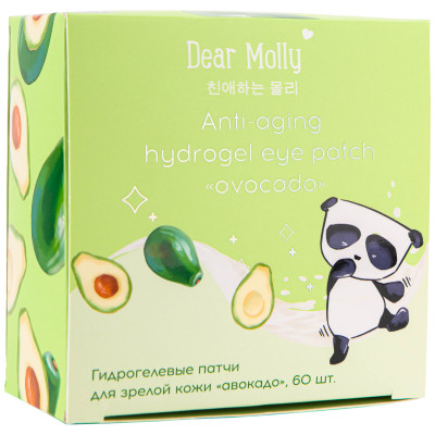 Патчи Dear Molly гидрогелевые для области вокруг глаз авокадо