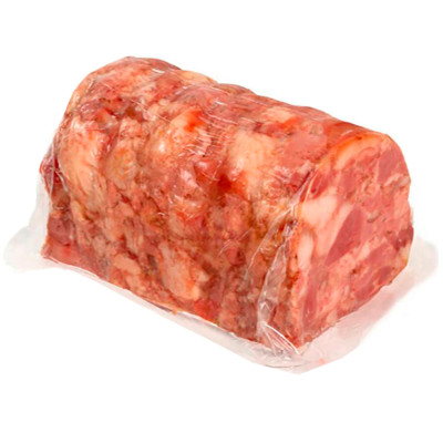 Мясо голов свиное Сагуны прессованное порционное