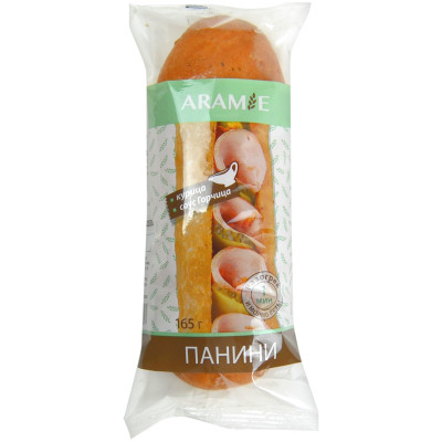 Панини Арамье с курицей и соусом горчичным, 165г