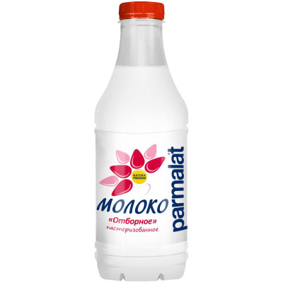 Молоко Parmalat цельное отборное пастеризованное 3.4-6%, 930мл