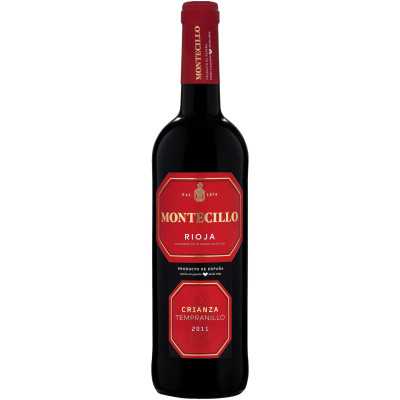 Вино Montecillo Crianza Tempranillo Rioja красное сухое 13.5%, 750мл