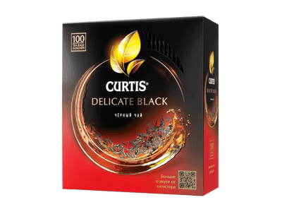 Чай Curtis Delicate Black чёрный байховый в пакетиках, 100х1.7г