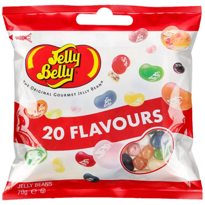 Драже жевательное Jelly Belly 20 flavours ассорти, 70г