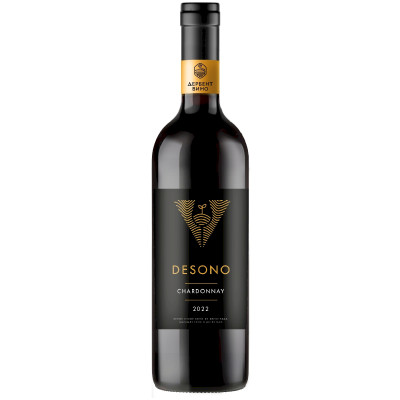 Вино Desono Chardonnay белое сухое 12.5%, 750мл
