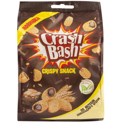 Снэки Crashbash шоколадный брауни, 150г