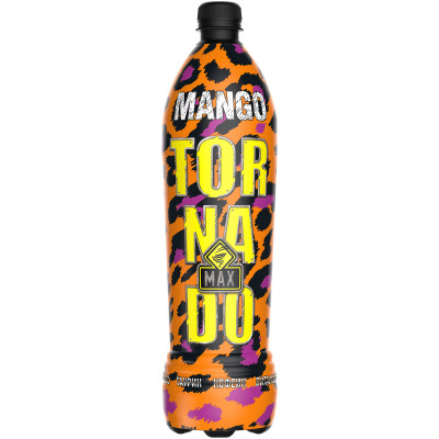 Напиток безалкогольный Tornado Max манго сильногазированный, 1л