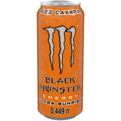 Энергетический напиток Black Monster Sunrise, 449мл