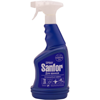 Спрей Sanfor чистящий для ванной комнаты, 500мл