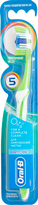 Зубная щётка Oral-B комплекс пятисторонняя чистка средней жёсткости в ассортименте