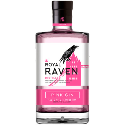 Джин Royal Raven Пинк 40%, 500мл