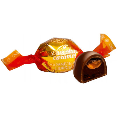 Конфеты Сладуница Chocolate caramel глазированные с помадными корпусами