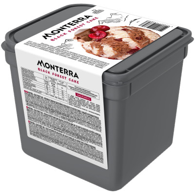 Десерт-мороженое Monterra Шоколадно-Вишневый Торт, 2,4кг