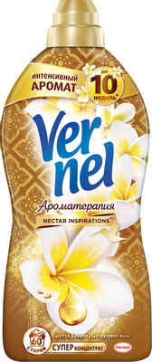 Кондиционер для белья Vernel Ароматерапия цветок ванили и цитрусовое масло концентрированный, 1.82л