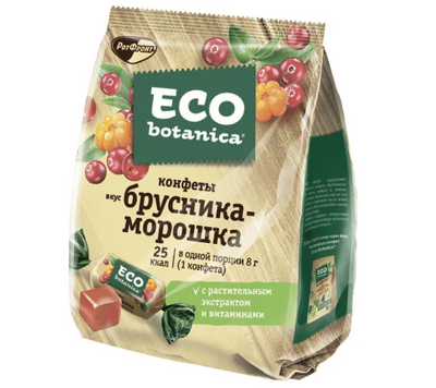 Конфеты Eco botanica со вкусом брусника-морошка, 200г