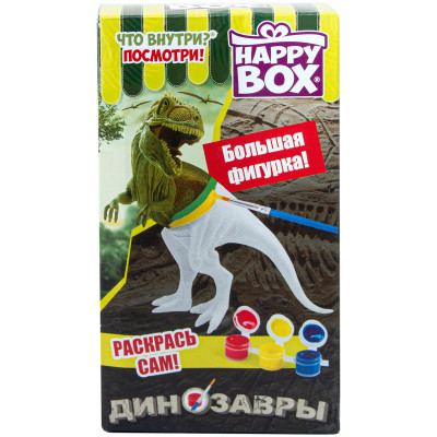 Карамель Happy Box Круг леденцовая со вкусом клубники с игрушкой, 30г