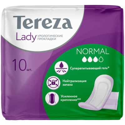 Прокладки Tereza Lady Normal урологические, 10шт