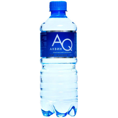 Вода Аквин природная питьевая негазированная, 500мл
