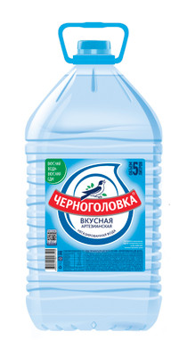 Вода артезианская Черноголовка Черноголовская для детей питьевая негазированная, 5л