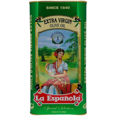Масло оливковое La Espanola нерафинированное высшего качества Extra Virgin, 1л