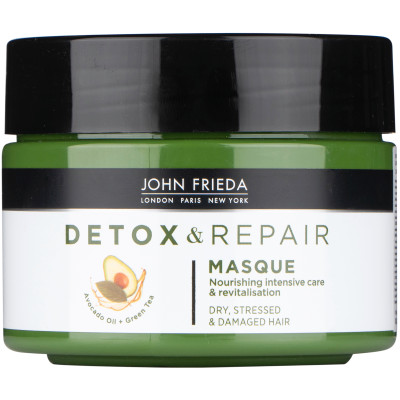 Маска для волос John Frieda Detox&Repair интенсивное восстановление, 250мл
