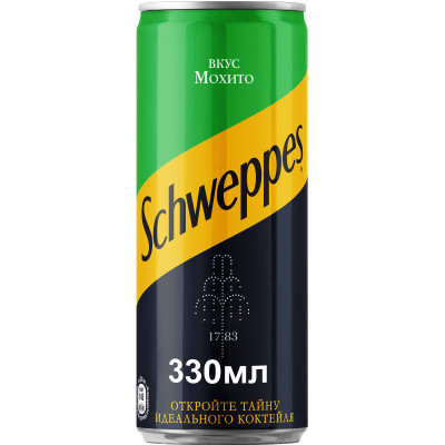 Напиток газированный Schweppes Мохито, 330мл