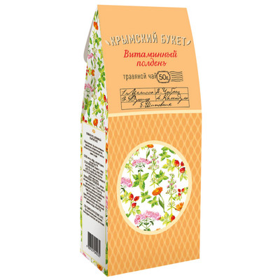 Чай Крымский Букет Витаминный полдень травяной, 50г