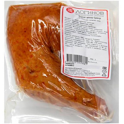 Бедро из мяса цыплёнка-бройлера Логинов копчёно-варёное 1 сорт