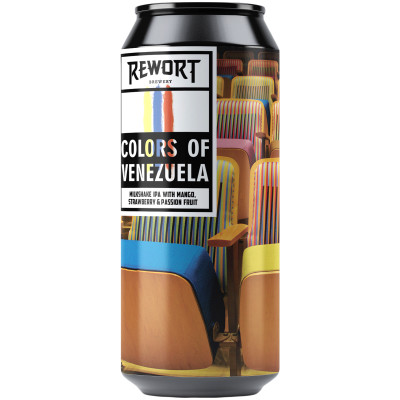 Напиток пивной ReWort Brewery Colours of Venezuela светлый нефильтрованный 6.9%, 500мл