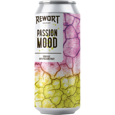 Пивной напиток Rewort Passion Mood светлый непастеризованный нефильтрованный неосветленный, 500мл