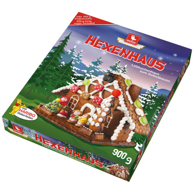 Подарочный набор Weiss Hexenhaus пряничный домик, 900г